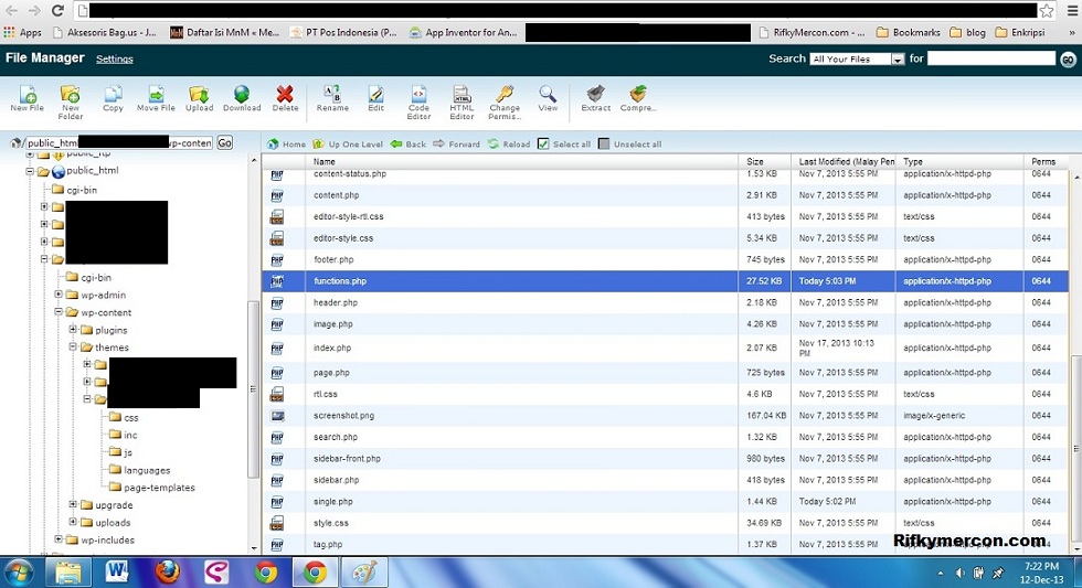 Mengatasi Layar Putih (WSOD) Pada WordPress Self Hosting FM