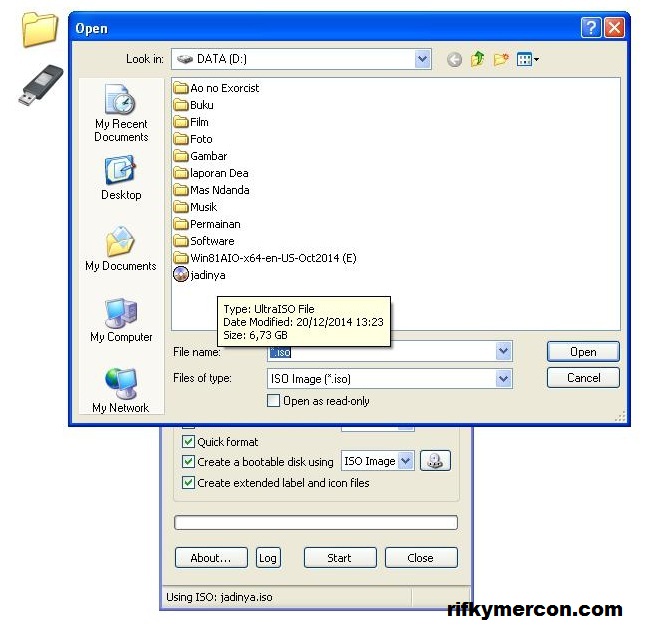 Cara Membuat USB Flashdisk Bootable Windows 8.1 Dengan Rufus 1