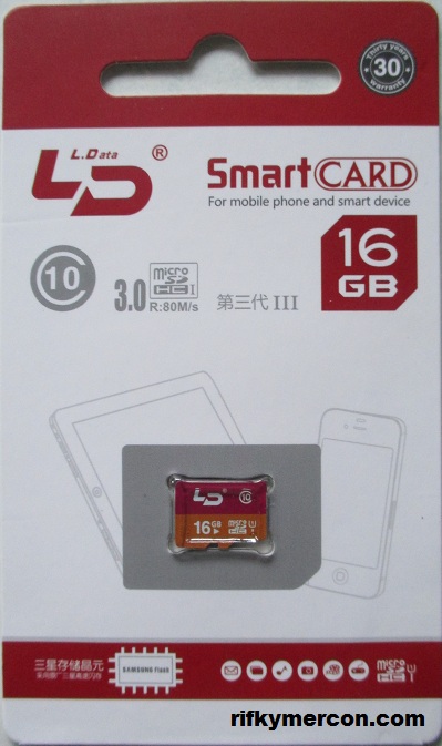 Review Kartu SD/Micro SD merek LData Smartcard 16GB s
