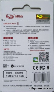 Review Kartu SD/Micro SD merek LData Smartcard 16GB ss