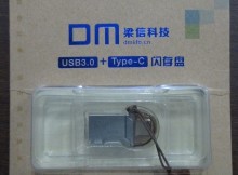 Review Flashdisk DM: Dual Plug USB 3.0 + Tipe-C 1